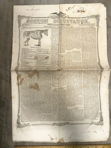 Boston Grubber Zeitung 7. Juli 1849! - Bild 1 von 21