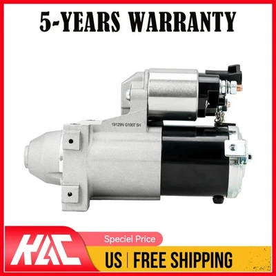 New Starter for Chevrolet Caprice 2011-2013 Chevrolet Camaro 2010-2015 19129N CW - Image 1 of 4