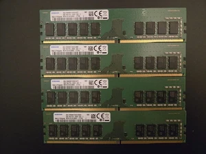 Gebrauchter SamSung 32GB (8GBx4) 1Rx8 PC4-2666V DDR4 SODIMM Desktop Arbeitsspeicher Ram - Bild 1 von 2