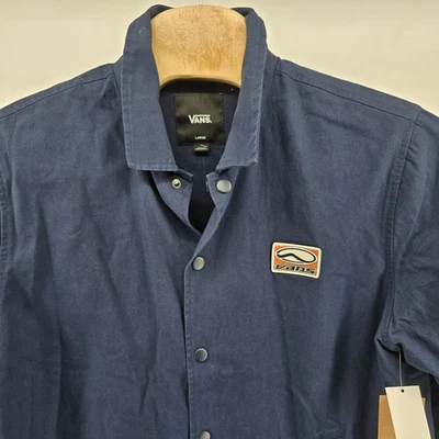 Vans Off The Wall Torrey Patín Azul Marino Para Hombre Talla Grande Chaqueta Lona Nueva $80 Foto 1 de 4