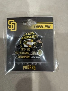 San Diego Padres Louis Arraez 2024 NL 3x Batting Champion Pin Petco Park Exc - Picture 1 of 1