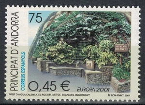 ANDORRA SPAGNOLA 2001 Europa MNH** - Picture 1 of 2