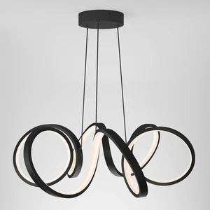 NEW ARTIKA SWIRL RIBBON LED Pendant Light Modern Home Decor Costco Overstock - Picture 1 of 9