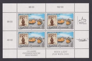 Austria 1999 WIPA 2000 Mini-Sheet of 4 - Scott #B370 MNH - Picture 1 of 1