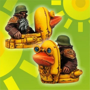 Scibor MM 28mm Dwarf Admiral on Panzer Duck - Picture 1 of 1
