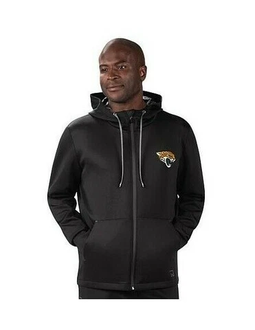 MSX by Michael Strahan Jacksonville Jaguars Mens Performance Full-Zip Hoodie NFL Cover