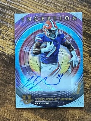 2022-23 Bowman Inception University Autographs #BIATE Trevor Etienne #X11192 - Image 1 of 2