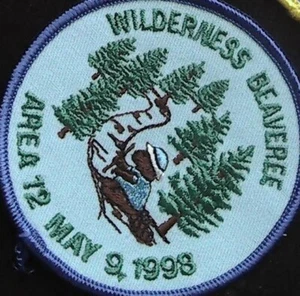 Canadian Wilderness Beaveree Area 12 May 9, 1998 Patch Beaver, Scouts - Picture 1 of 1