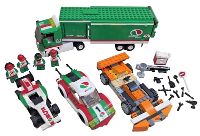 Lego City Octan Racing sets Lot 60025 Grand Prix Truck 60053 Race Car Minifigs & - Image 1 of 4