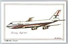 Vintage Postcard Boeing Model 747 Johns-Byrne Co 1973 UNP