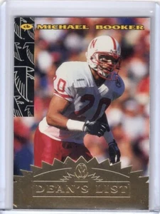 MICHAEL BOOKER 1997 Score Board NFL Rookies DEAN'S LIST ROOKIE #13 - FALCONS - Picture 1 of 1