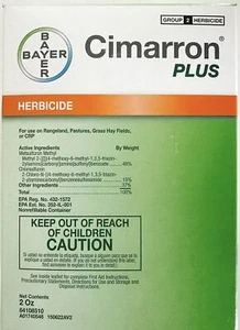 Bayer -Cimarron Plus Range and Pasture Herbicide with Metsulfuron Methyl-2 oz... - Picture 1 of 2