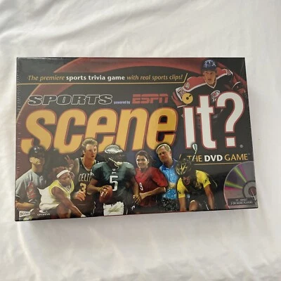 Board Game Scene It? Sports ESPN DVD Sports Trivia Football Basketball Baseball - Image 1 of 4