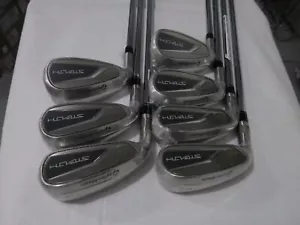 Left-Handed TaylorMade 2023 Stealth HD Iron Set - 5-PW, AW - Stiff Steel - NEW - Picture 1 of 5