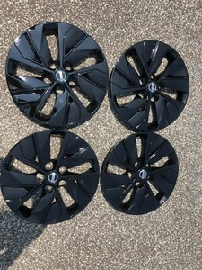 Nissan Altima Hubcaps Wheel Covers 19 2020 2021 2022 16" Set of 4 Black #53099 - Picture 1 of 3