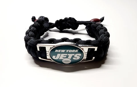 New York Jets Adjustable Charm Bracelet Fan Apparel & Souvenirs Football NFL Cover