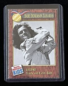 BABE DIDRIKSON ZAHARIAS 1990 Sports Illustrated for Kids SI Olympic Gold NM+