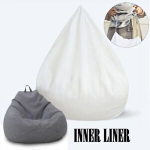 Large Inner Liner Cover For Bean Bag Chair Cover Lazy Sofa Seat Easy Clean New