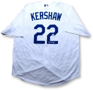 Clayton Kershaw Signed Autographed Jersey Los Angeles Dodgers White XL MLB COA - Picture 1 of 3