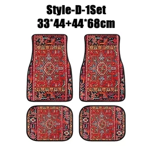 Alfombrillas antiguas orientales turcas persas alfombrillas coche 4 piezas para SE delantero trasero - Imagen 1 de 24