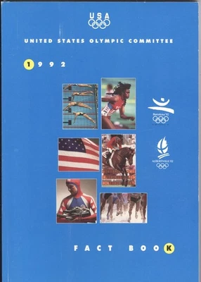 1992 United States Olympic Committee Fact Book with Postcard - Image 1 of 4