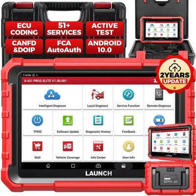 2025 LAUNCH X431 PRO ELITE V+ PRO5 Car OBD2 Scanner Diagnostic Tools ECU Coding - Image 1 of 4