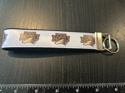 Universidad Wesleyana de Nebraska, llaveros, llaveros, muñeca, universidad, cordón Foto 1 de 2
