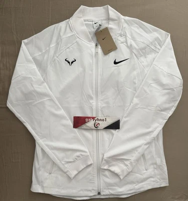 Nike Rafa Nadal Dri-Fit Tennis Jacket DV2885-100 White Mens Size Large - Image 1 of 3