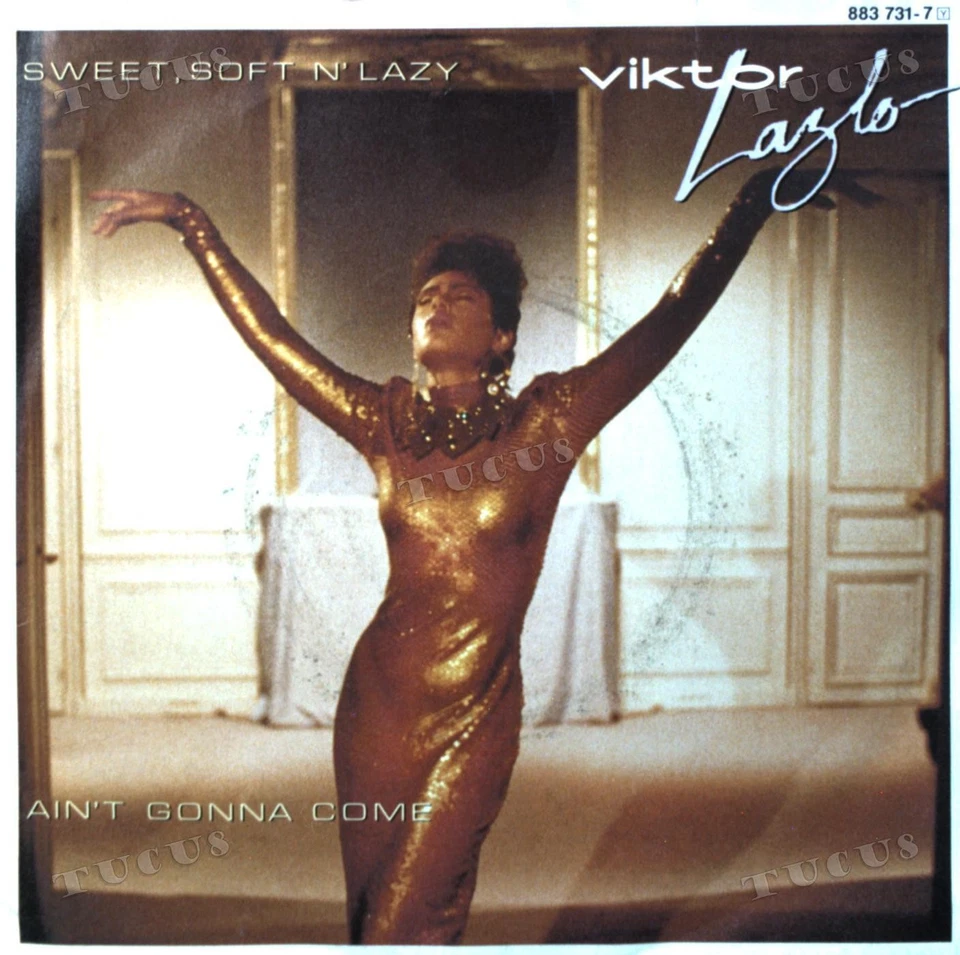 Viktor Lazlo - Sweet, Soft N' Lazy / Ain't Gonna Come 7in 1986 (VG/VG) .* - Image 1 of 1