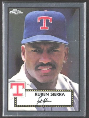 Ruben Sierra 2021 Topps Chrome Platinum Anniversary #567 Texas Rangers - Image 1 of 2
