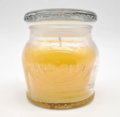Salt City Candle Company GOLDEN APPLE Scented Single Wick Jar Candle 10 oz RARE - Image 1 of 4