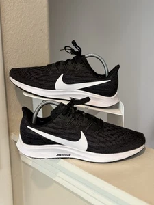 Nike Zoom Pegasus 36 Running Jogging Black Shoes Mens Size 7.5 AQ2203-002 - Picture 1 of 9