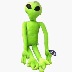 Alien 32” Inch Giant Plush Green Eyes Glow In The Dark Plush Toy New - Picture 1 of 3