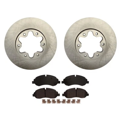 For Ford Transit-350 HD 20-23 R-Line Front Brake Kit w Semi-Metallic Pads Foto 1 de 4