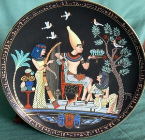 Osiris Porcelain Plate: Banquet in the Royal Gardens # Pooav - Picture 1 of 4