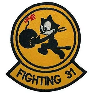 Navy Fighting 31 Squadron Felix The Cat Bomb Military Tactics Morale - Picture 1 of 4