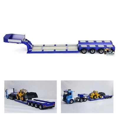 1/14 Metal Heavy 4-axle Steering Remote Control Trailer 999 For RC Tractor Truck - Image 1 of 4