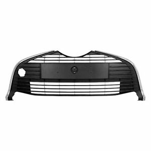 for 2015 2016 2017 Toyota Yaris Hatchback Front Bumper Grille, With Chrm Trim