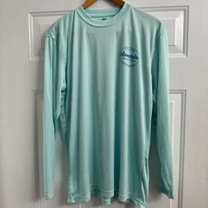 Islamorada FL Ultra Club Cool & Dry Long Sleeve Mint Green T-Shirt - Adult S - Picture 1 of 4