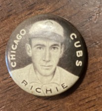 1910-12 Sweet Caporal Lew Richie Chicago Cubs Pin Nice