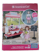 👭 American Girl Mega Bloks Grace's Pastry Cart New Building Blocks NIP Bakery