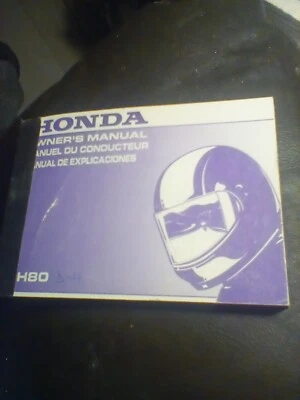 HONDA NH80 Motorcycle Owners Handbook 1988 #37GC8600 Multi-Lingual - Image 1 of 2