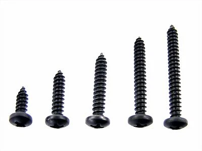 Datsun Interior Screws- #8 x 1/2" to 1-1/2" Long Pan Head- 125pcs (25ea)- #336 - Image 1 of 4