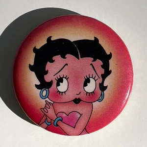 Rare vintage 1980 early LISA FRANK button BETTY BOOP 1 licensed pinback 1.25" - Picture 1 of 5