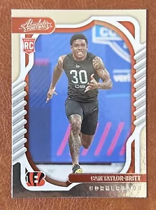 2022 Panini Absolute Cam Taylor-Britt Rookie Cincinnati Bengals #150 - Picture 1 of 2