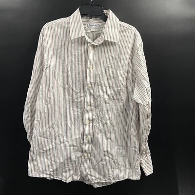 Vintage Burberrys of London Made in USA Striped French Cuff Dress Shirt 17-34 - Image 1 of 4