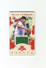 2016 Panini Diamond Kings DK Mini Materials Jersey /99 Brian Johnson Red Sox