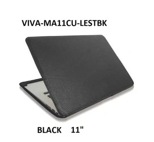 GENUINE VIVA CUERO leather case for Macbook Air 11",BLACK ,MA11CU-LESTBK - Bild 1 von 4