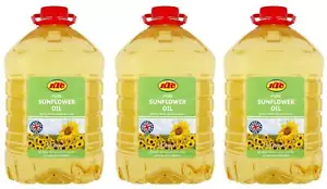 3 X KTC Pure Sunflower Oil 5 Litre - High-Quality Cooking Oil for Healthy Meals - Picture 1 of 2