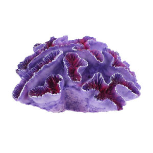  Artificial Coral Resin Desktop Decor Topper Faux Fish Tank Ornament